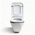 Wall-mounted toilet with sleek design ceramic construction 50 x 36 x 40cm